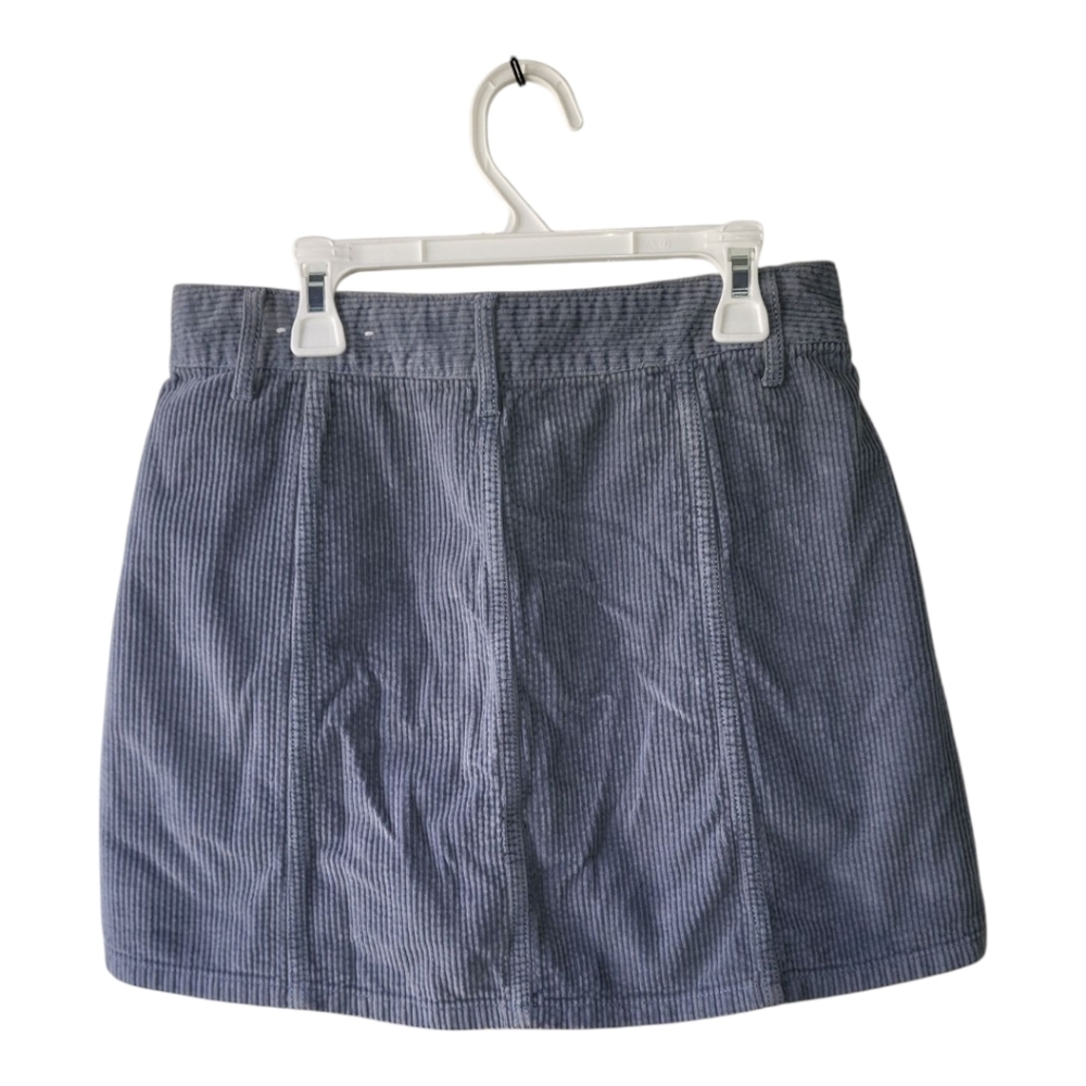 💕American Eagle High Rise A-line Corduroy Mini Skirt Size 4‎ - Picture 2 of 5